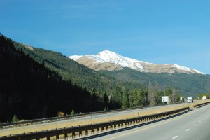 snow-covered mountains